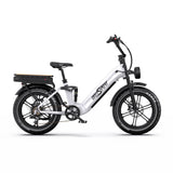ONESPORT OT08PRO 20" Full Suspension Fat Tire Electric Bike 500W  Motor 48V 18Ah*2 Dual Battery