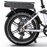 ONESPORT OT08PRO 20" Full Suspension Fat Tire Electric Bike 500W  Motor 48V 18Ah*2 Dual Battery