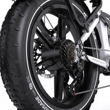 ONESPORT OT08PRO 20" Full Suspension Fat Tire Electric Bike 500W  Motor 48V 18Ah*2 Dual Battery
