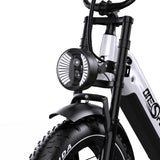 ONESPORT OT08PRO 20" Full Suspension Fat Tire Electric Bike 500W  Motor 48V 18Ah*2 Dual Battery