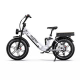 ONESPORT OT08PRO 20" Full Suspension Fat Tire Electric Bike 500W  Motor 48V 18Ah*2 Dual Battery