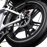 ONESPORT OT08PRO 20" Full Suspension Fat Tire Electric Bike 500W  Motor 48V 18Ah*2 Dual Battery
