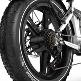 ONESPORT OT08 PRO 20" Full Suspension Fat Tire Electric Bike 500W  Motor 48V 18Ah*2 Dual Battery