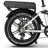 ONESPORT OT08 PRO 20" Full Suspension Fat Tire Electric Bike 500W  Motor 48V 18Ah*2 Dual Battery
