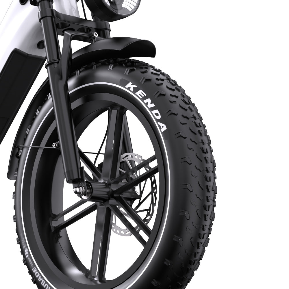 ONESPORT OT08 PRO 20" Full Suspension Fat Tire Electric Bike 500W  Motor 48V 18Ah*2 Dual Battery