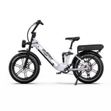 ONESPORT OT08 PRO 20" Full Suspension Fat Tire Electric Bike 500W  Motor 48V 18Ah*2 Dual Battery