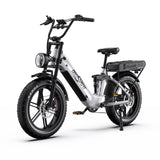 ONESPORT OT08 PRO 20" Full Suspension Fat Tire Electric Bike 500W  Motor 48V 18Ah*2 Dual Battery
