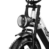 ONESPORT OT08 PRO 20" Full Suspension Fat Tire Electric Bike 500W  Motor 48V 18Ah*2 Dual Battery