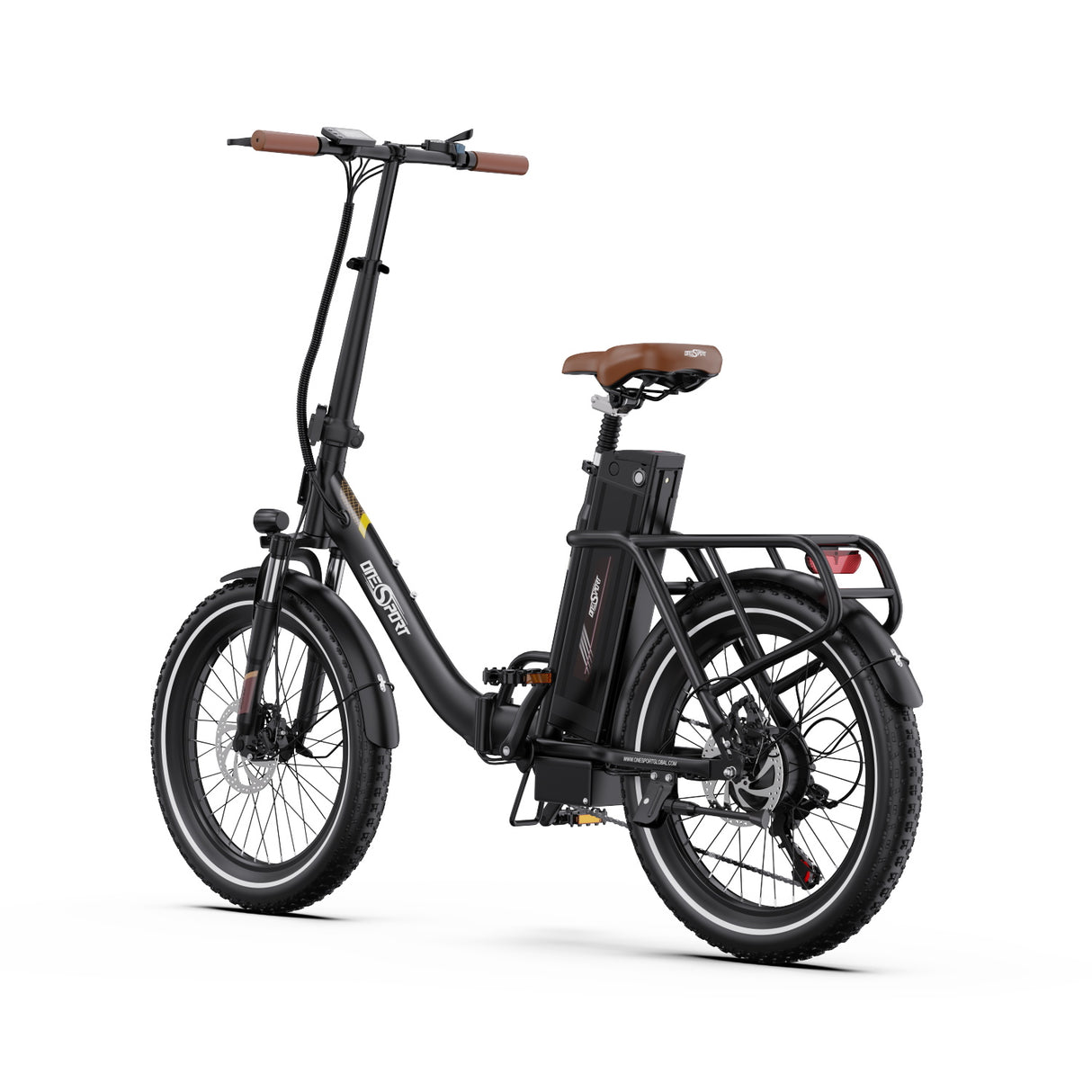 OneSport OT16-2 Bicicletta elettrica pieghevole da 20'' per pendolari Motore 250W Batteria 48V 15.6Ah Supporto APP