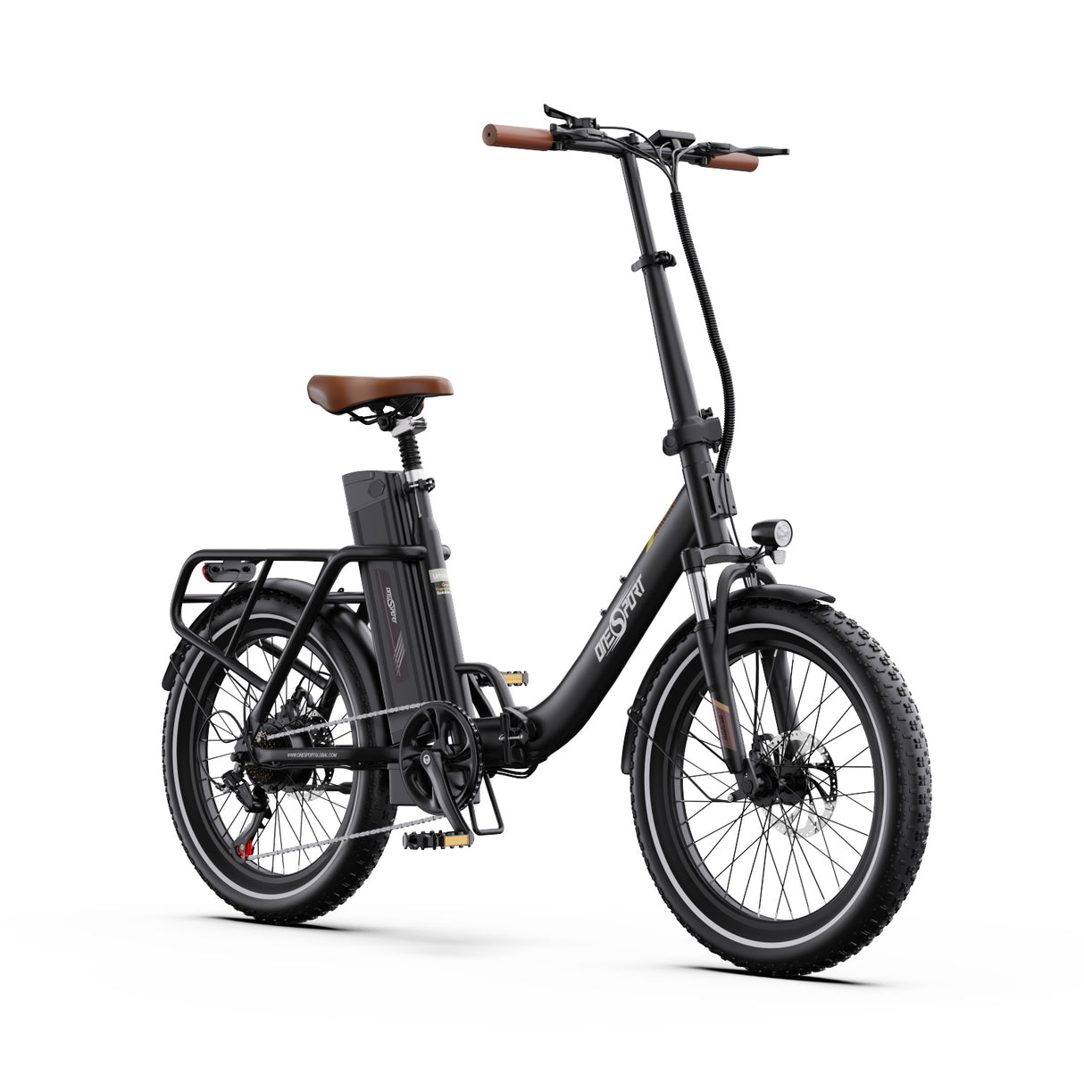 OneSport OT16-2 Bicicletta elettrica pieghevole da 20'' per pendolari Motore 250W Batteria 48V 15.6Ah Supporto APP
