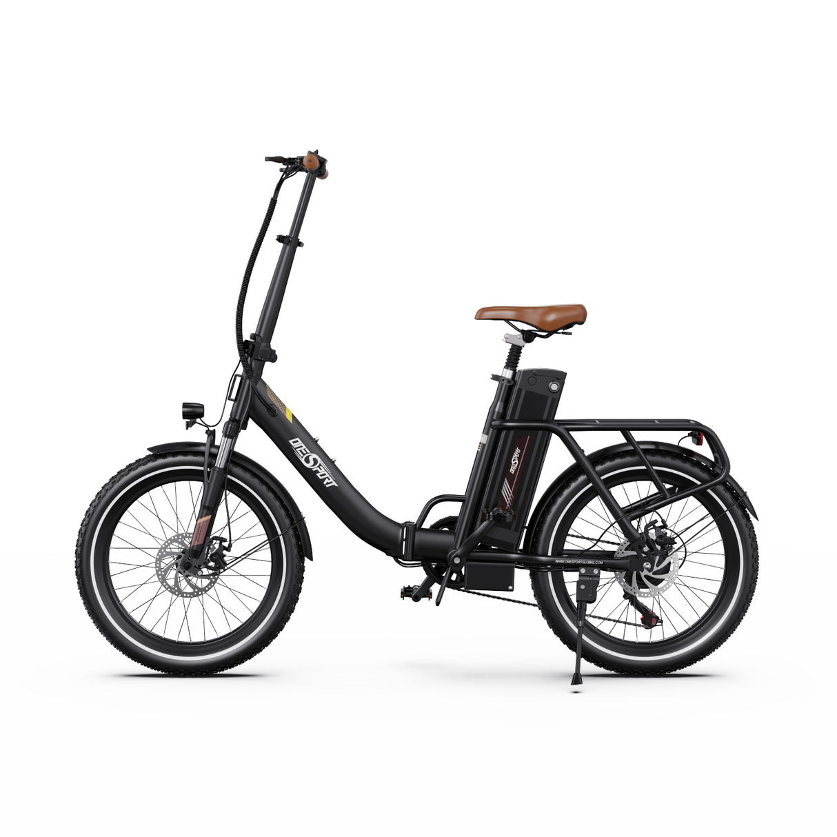 OneSport OT16-2 Bicicletta elettrica pieghevole da 20'' per pendolari Motore 250W Batteria 48V 15.6Ah Supporto APP