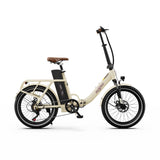 OneSport OT16-2 Bicicletta elettrica pieghevole da 20'' per pendolari Motore 250W Batteria 48V 15.6Ah Supporto APP