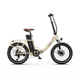 OneSport OT16-2 Bicicletta elettrica pieghevole da 20'' per pendolari Motore 250W Batteria 48V 15.6Ah Supporto APP