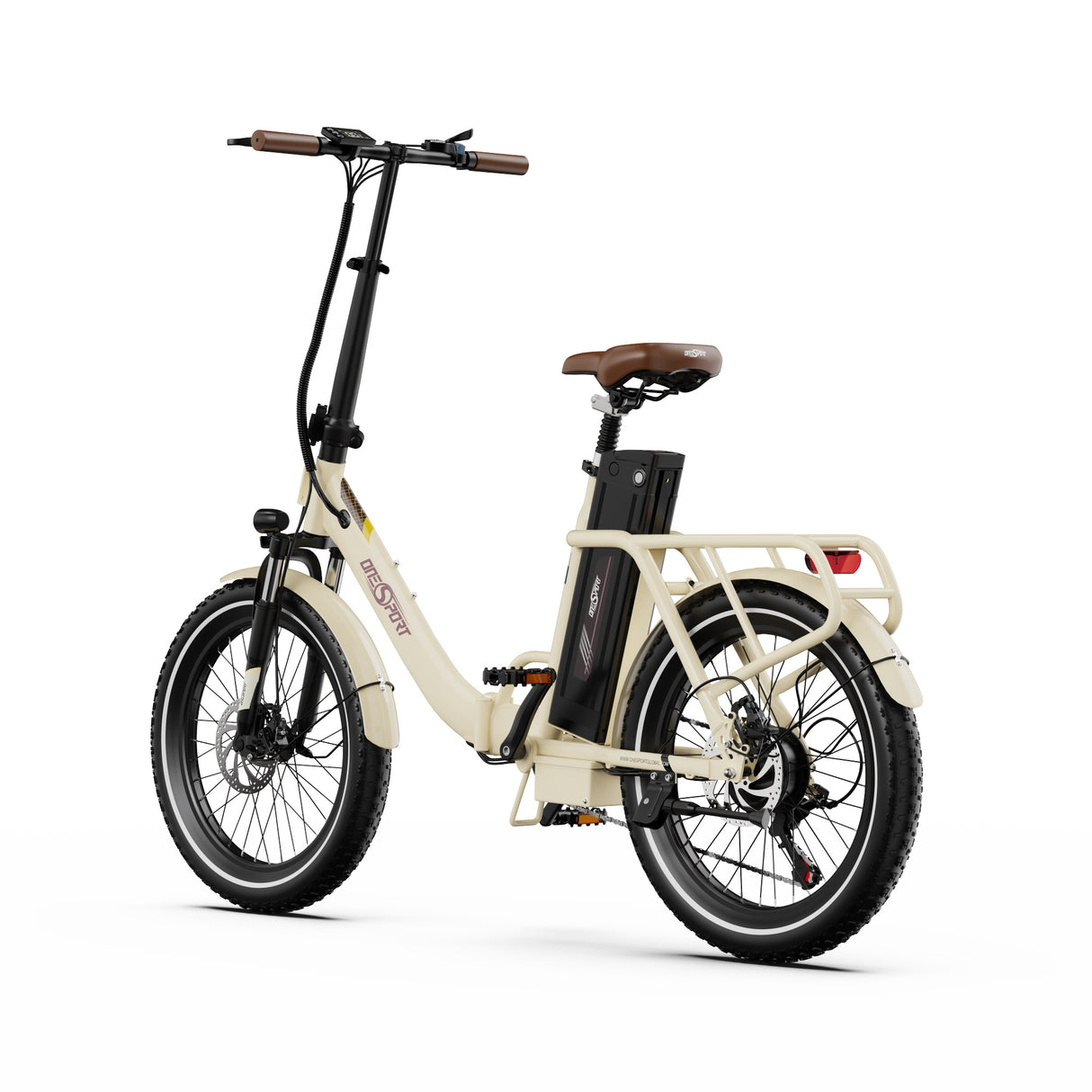 OneSport OT16-2 Bicicletta elettrica pieghevole da 20'' per pendolari Motore 250W Batteria 48V 15.6Ah Supporto APP