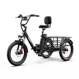 ONESPORT OT30 PRO  20" 3-Wheel Folding E-Trike 500W Motor 48V 18Ah Battery