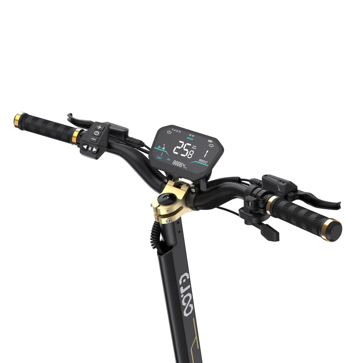 OOTD S30 10" Off-Road Electric Scooter 1200W*2 Dual Motor 52V 23.4Ah Battery