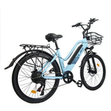 ORLMS CITY BIKE 26" Step-through E-Bike For Women 500W Motor 48V 15AH Battery