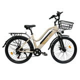 ORLMS CITY BIKE 26" Step-through E-Bike For Women 500W Motor 48V 15AH Battery