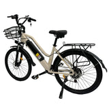 ORLMS CITY BIKE 26" Step-through E-Bike For Women 500W Motor 48V 15AH Battery
