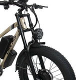 ORLMS MX500 26" Fat Tire Mountain Electric Bike 2000W Dual Motor 52V 25Ah Battery