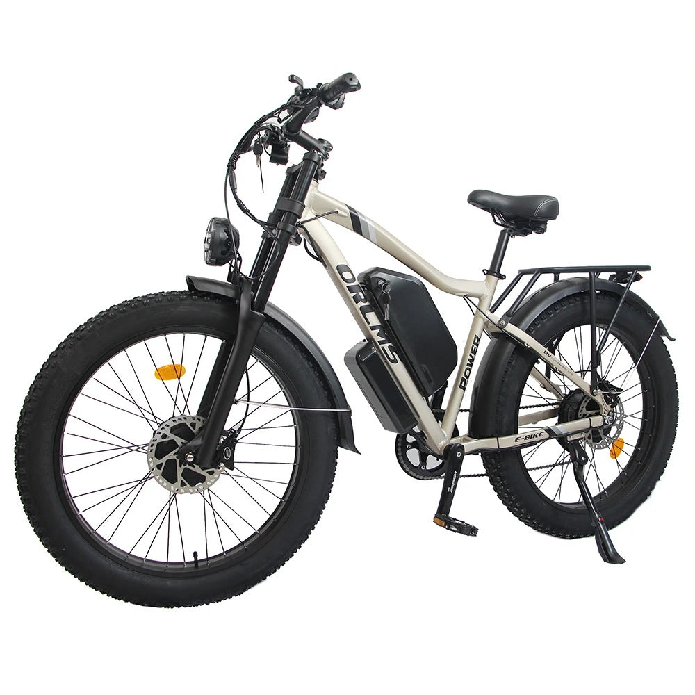 ORLMS MX500 26" Fat Tire Mountain Electric Bike 2000W Dual Motor 52V 25Ah Battery