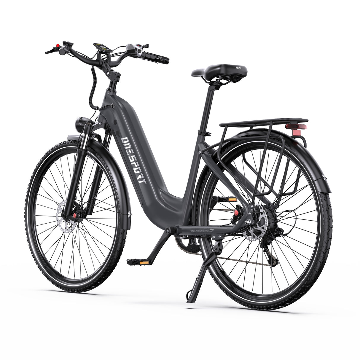 ONESPORT OT05 Pro 27.5" City Electric Bike 250W Motor 36V 22.5Ah Battery Support App