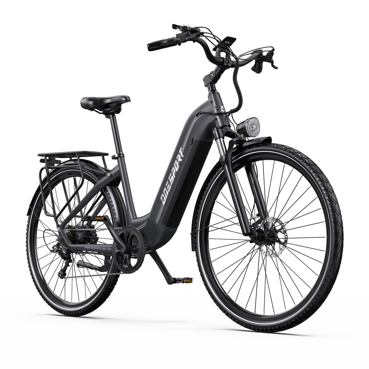ONESPORT OT05 Pro 27.5" City Electric Bike 250W Motor 36V 22.5Ah Battery Support App