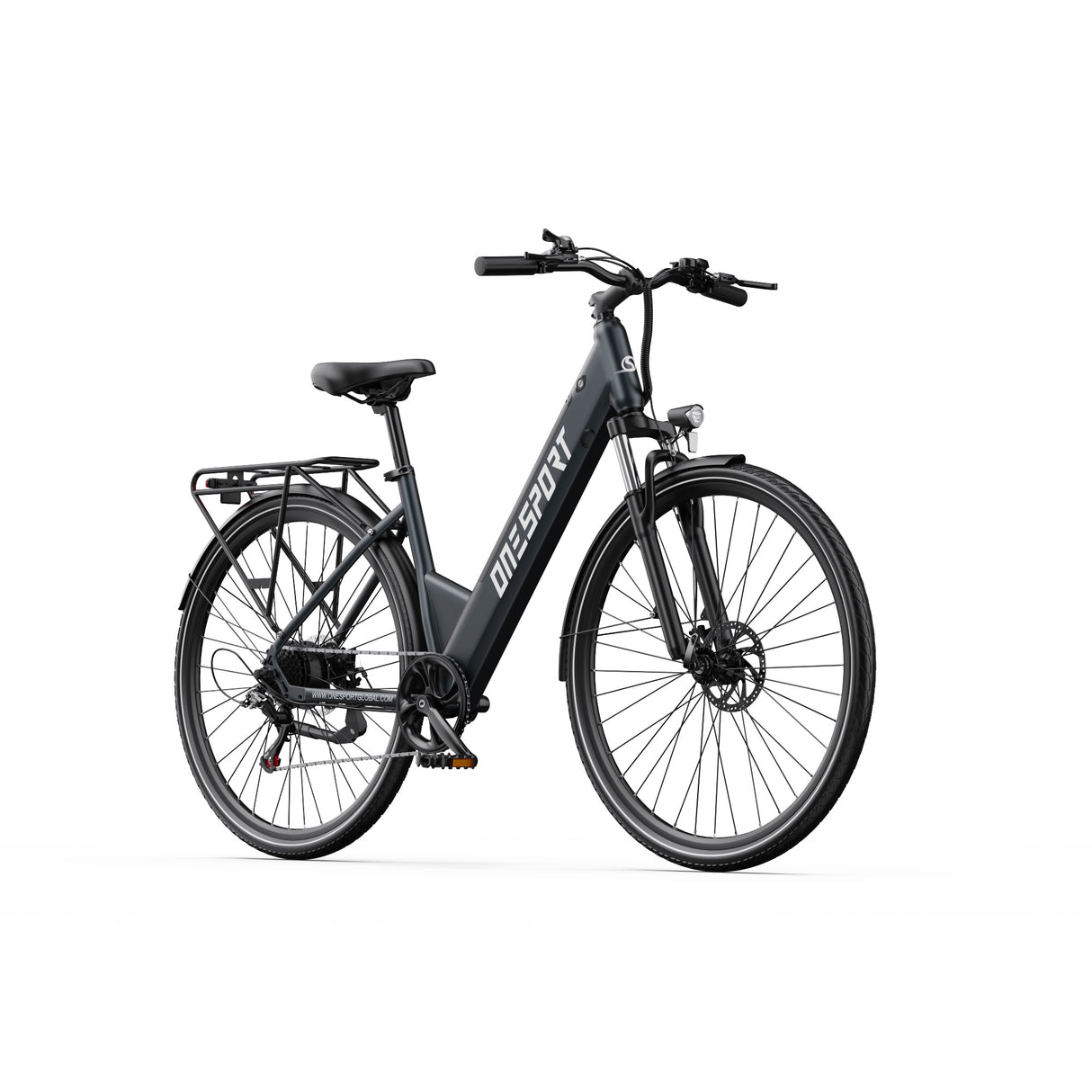 ONESPORT OT12 27.5" City Electric Bike 250W Motor 36V 13Ah Battery Support App