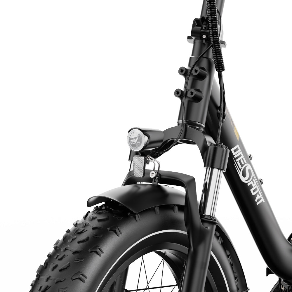 OneSport OT16-2 Bicicleta eléctrica plegable de 20 pulgadas, motor de 250 W, batería de 48 V y 15,6 Ah, compatible con aplicación
