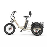 ONESPORT OT30 PRO  20" 3-Wheel Folding E-Trike 500W Motor 48V 18Ah Battery