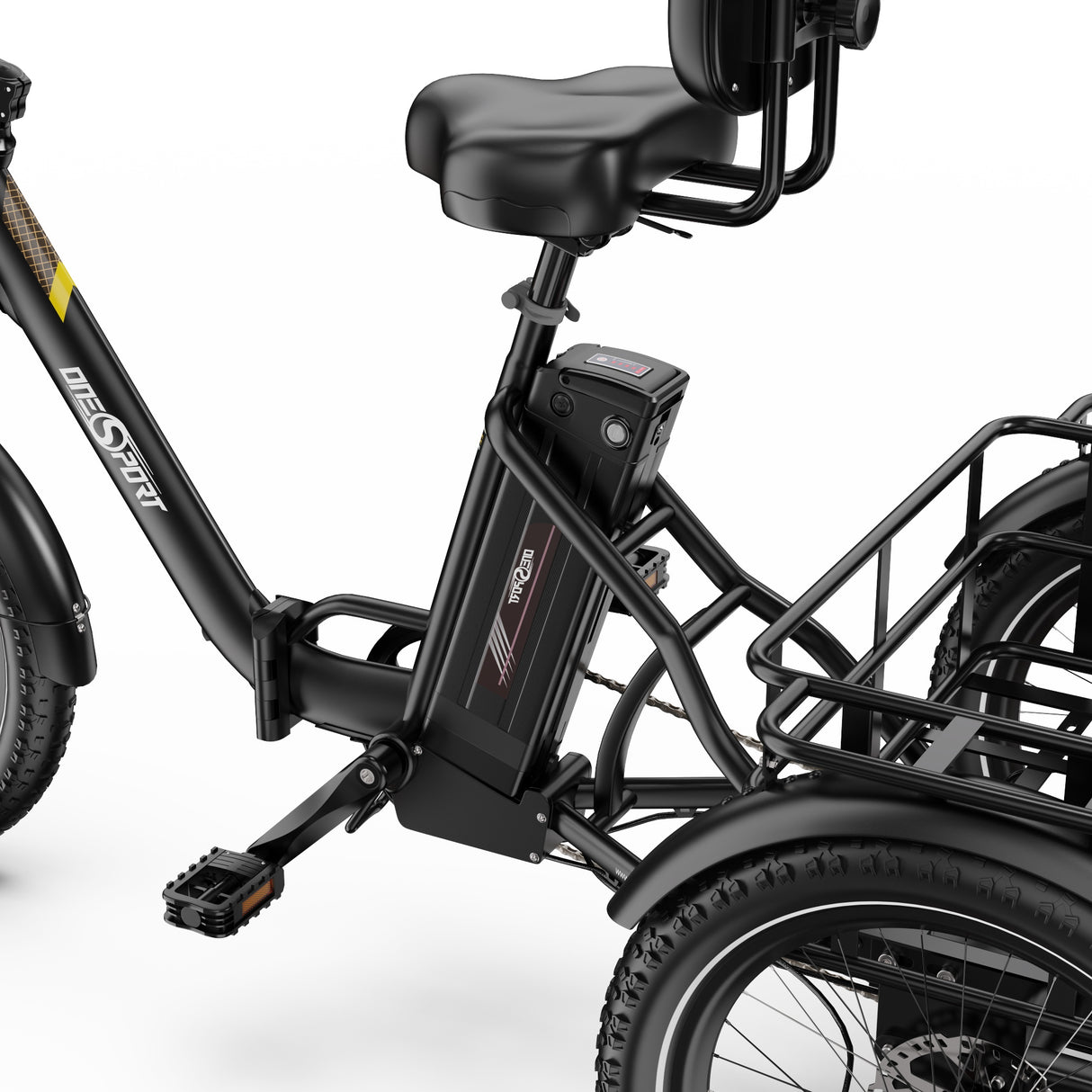 ONESPORT OT30 PRO  20" 3-Wheel Folding E-Trike 500W Motor 48V 18Ah Battery