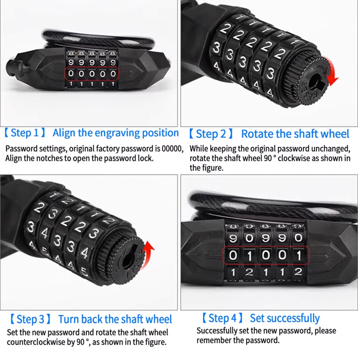 ONESPORT E-Bike Tail Lock