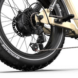ONESPORT W77 20" Retro Electric Bike 500W Motor 48V 18Ah Battery