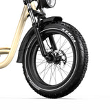 ONESPORT W77 20" Retro Electric Bike 500W Motor 48V 18Ah Battery