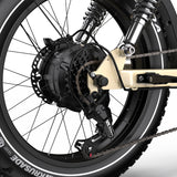 ONESPORT W77 20" Retro Electric Bike 500W Motor 48V 18Ah Battery