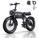PHNHOLUN C8 20" Retro Electric Dirt Bike MTB 1500W Motor 48V 20Ah Battery