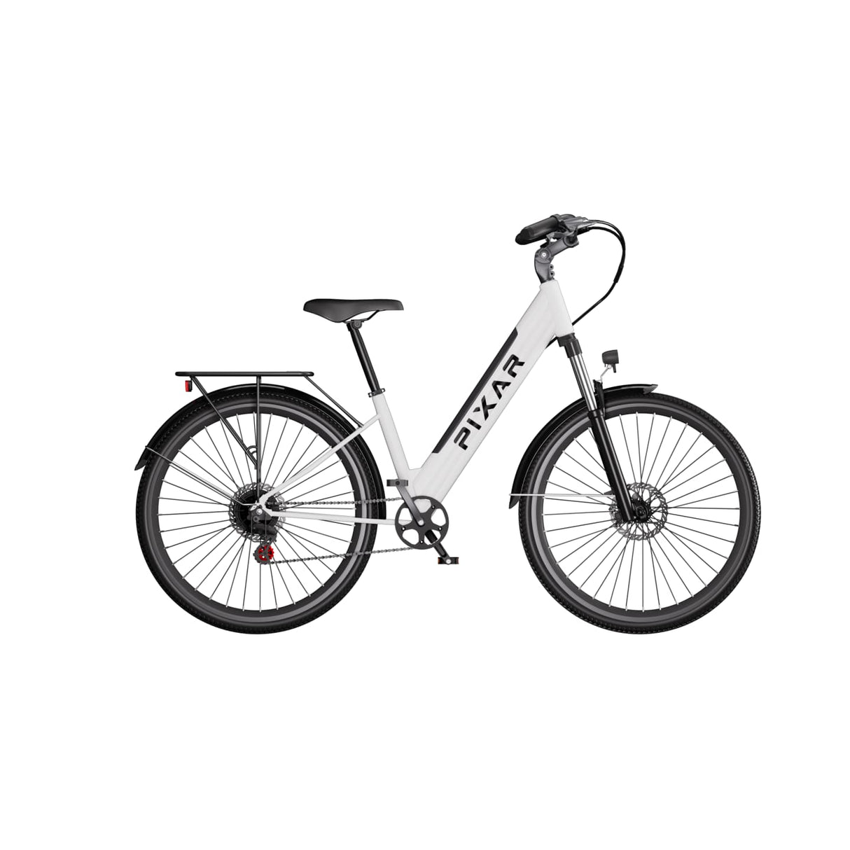 PIXAR Cruiser 27.5" City Electric Bike 250W Motor 36V 12.8Ah Battery