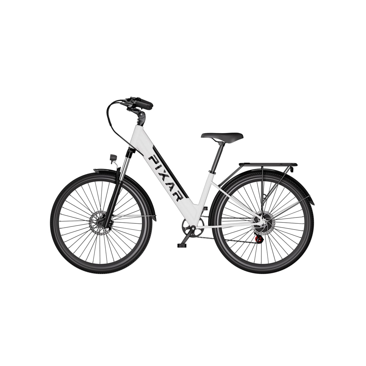 PIXAR Cruiser 27.5" City Electric Bike 250W Motor 36V 12.8Ah Battery
