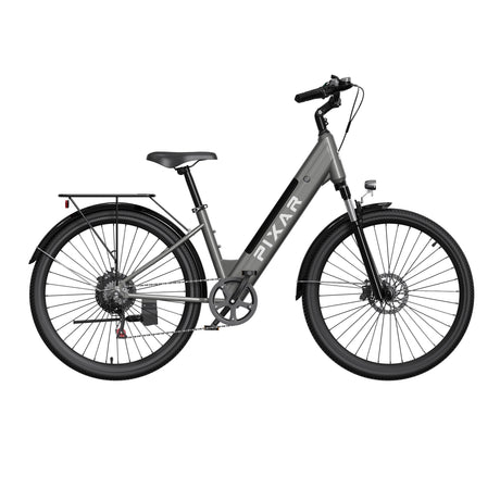 PIXAR Cruiser 27.5" City Electric Bike 250W Motor 36V 12.8Ah Battery