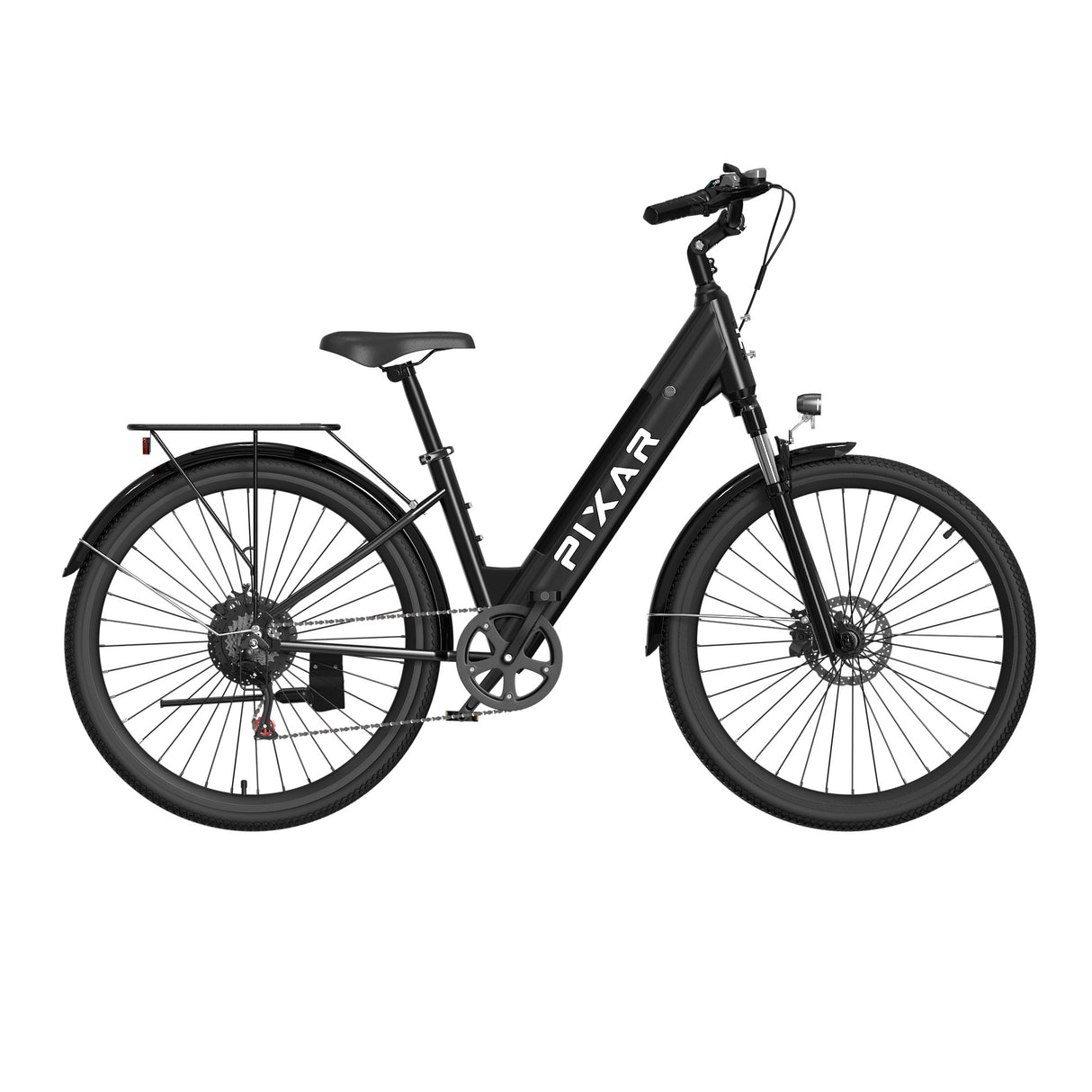 PIXAR Cruiser 27.5" City Electric Bike 250W Motor 36V 12.8Ah Battery