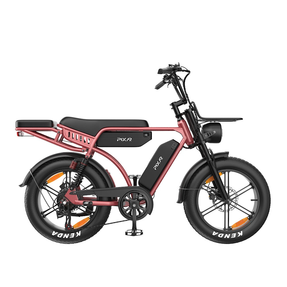 PIXAR M9 20" Retro Electric Bike 250W Motor 48V 35Ah Battery