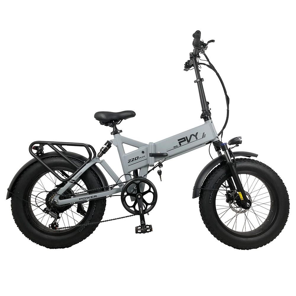 PVY Z20 Plus 20*4'' Fat Tire Electric Folding  Bike 1000W Motor 48V 16.5Ah Battery