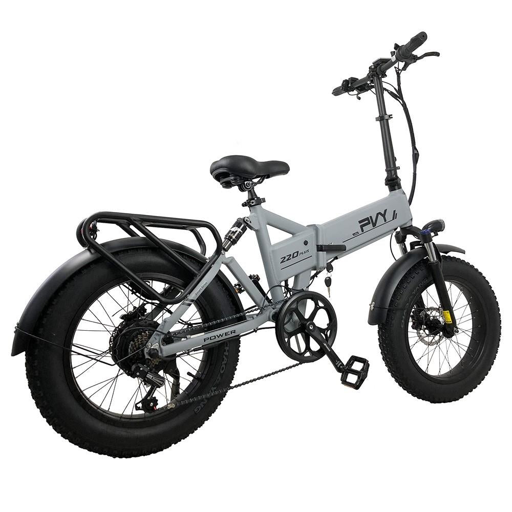 PVY Z20 Plus 20*4'' Fat Tire Electric Folding  Bike 1000W Motor 48V 16.5Ah Battery