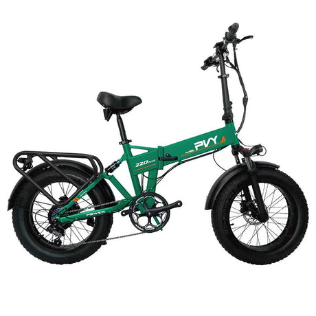 PVY Z20 Plus 20*4'' Fat Tire Electric Folding  Bike 1000W Motor 48V 16.5Ah Battery