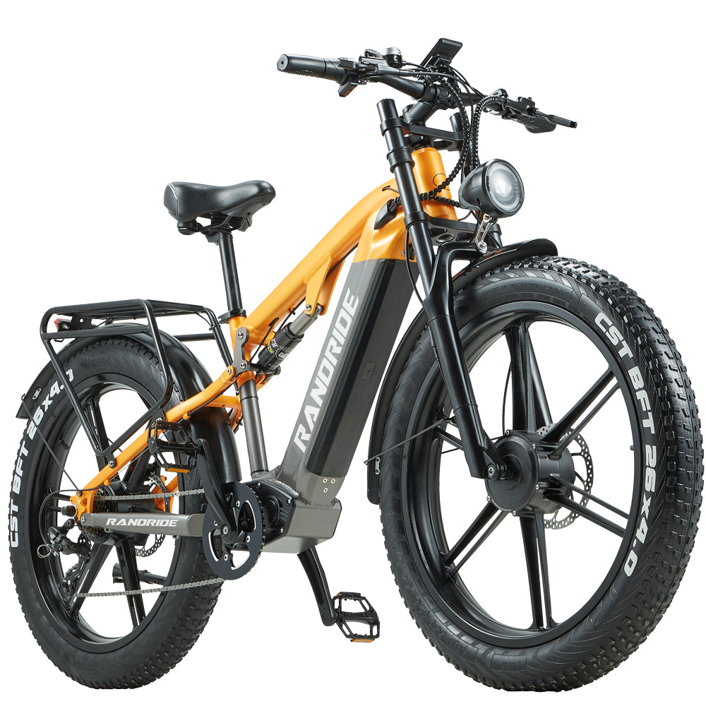 RANDRIDE YX80-2 26" Mountain Electric Bike 1000W*2  Dual Motors 48V 20Ah Battery
