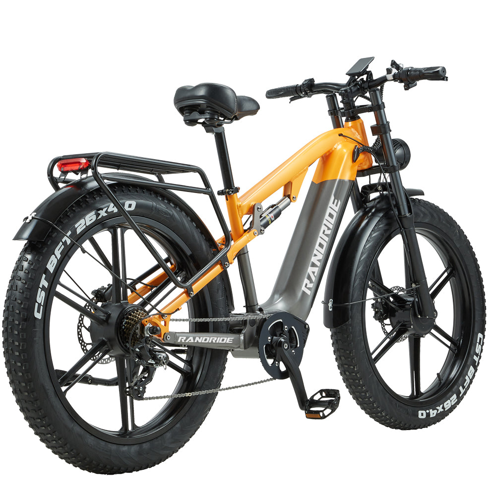 RANDRIDE YX80-2 26" Mountain Electric Bike 1000W*2  Dual Motors 48V 20Ah Battery
