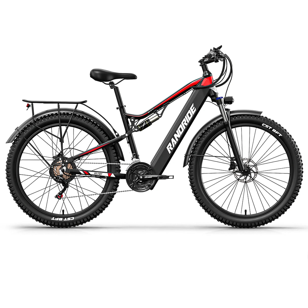 RANDRIDE YG90B 27.5"/29" Electric Mountain Bike 1000W Motor 48V 17Ah Battery
