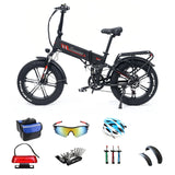 RANDRIDE YX20M 20" Folding Electric Bike 1000W Motor 48V 17Ah Battery