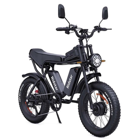 Ridstar Q20 Pro Fat Tire la batería eléctrica dual del motor 52V 20Ah de la bici 2*1000W