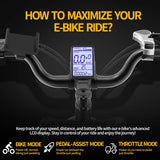 Ridstar Q20 Pro gros pneus vélo électrique 2*1000W moteur 52V 20Ah double batterie